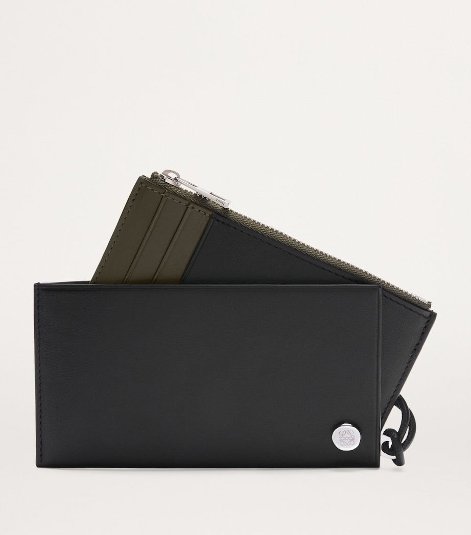 LOEWE Pebble Slider coin card holder in calfskin, UK version