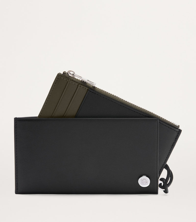 LOEWE Pebble Slider coin card holder in calfskin, UK version