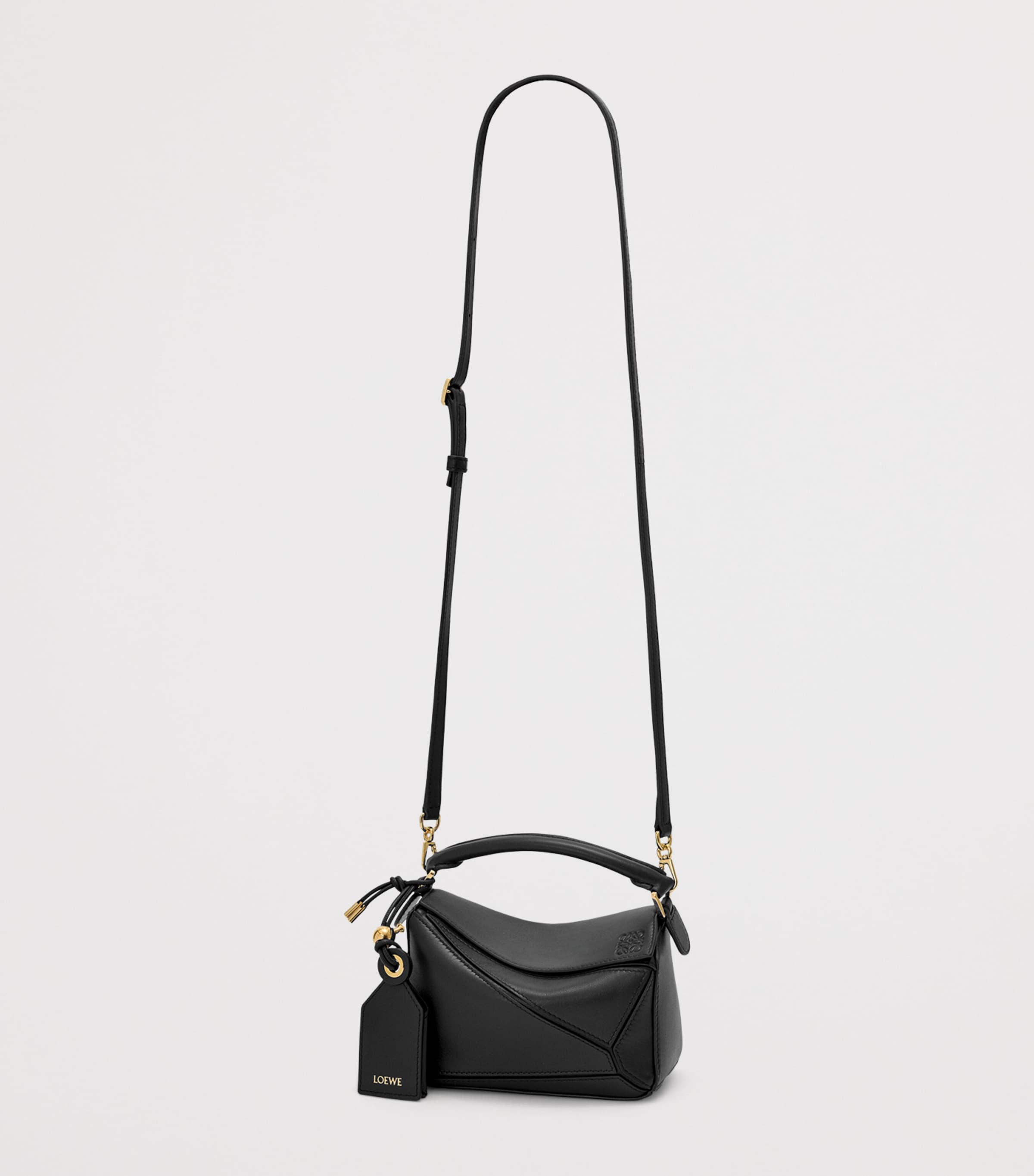 LOEWE Puzzle mini lambskin top-handle bag, UK version