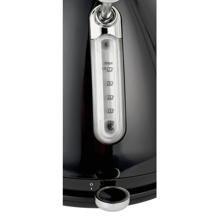 Cookworks pyramid kettle black 1.7 litre - British product
