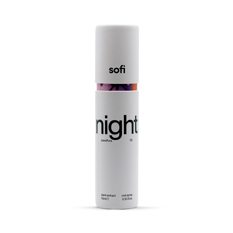 SoFi night oral spray with passiflora 10ml (British brand)
