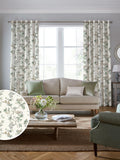 Laura Ashley Fern Green Elderwood made to measure curtains - British product