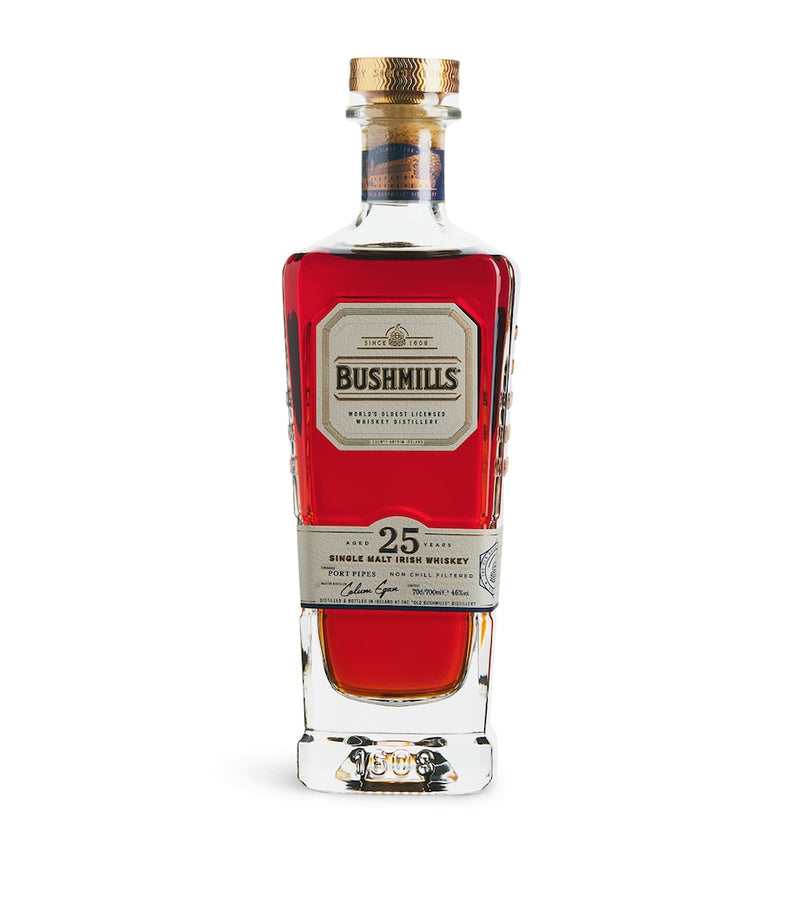 Bushmills Single Malt Irish Whisky 25-Year-Old 70cl - British product