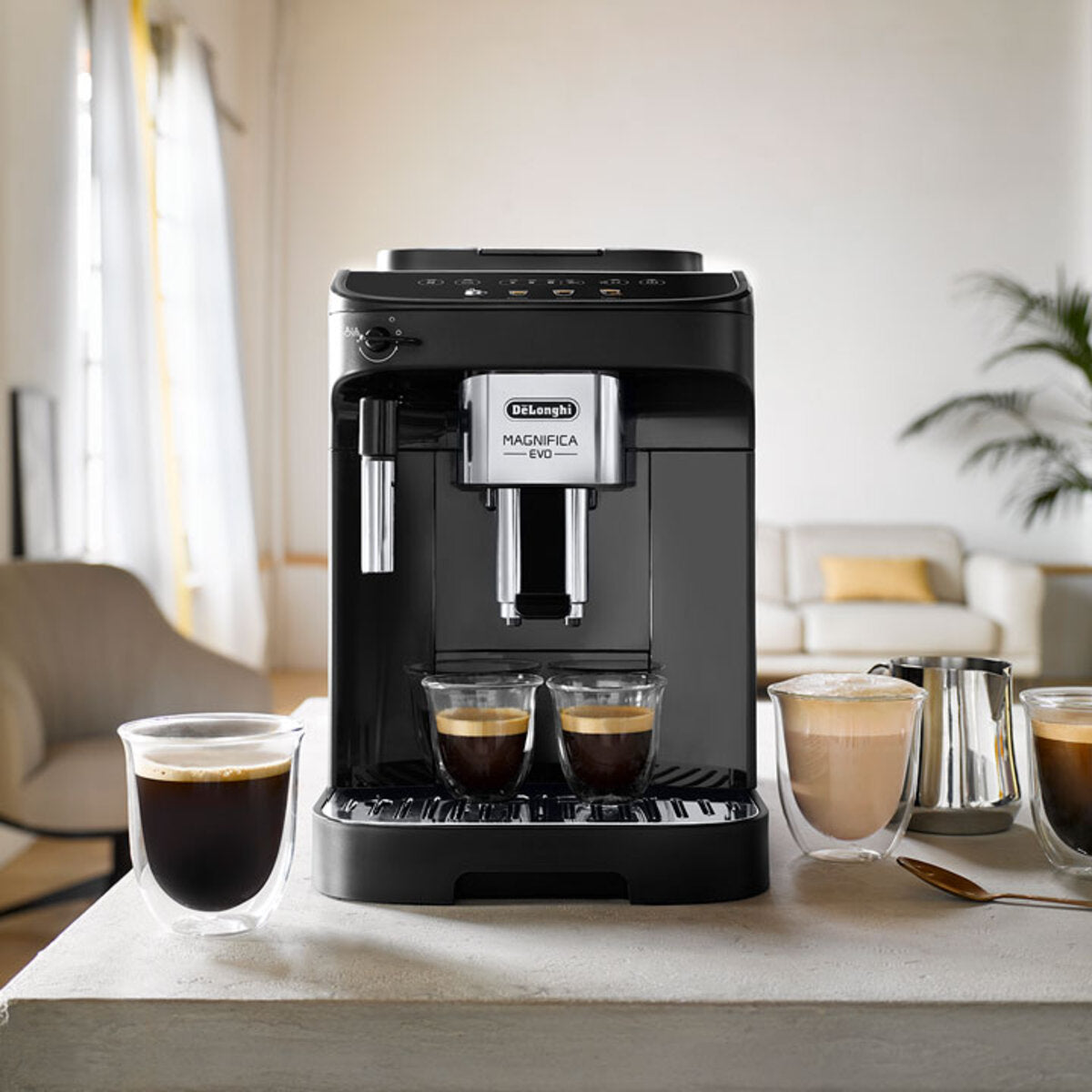 De'Longhi Magnifica Evo bean to cup coffee machine black - British product