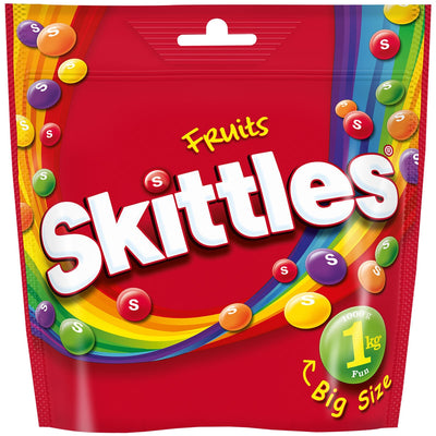 Costco UK Mars Skittles Party Pack Fruity Chewy Sweets 1kg- Buy online at McGrocer