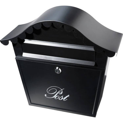 Argos Argos Home Senior Wall Mountable Black Lockable Letter Box- Buy online at McGrocer