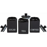 Argos Home Bistro 5-piece ceramic set black (British brand)