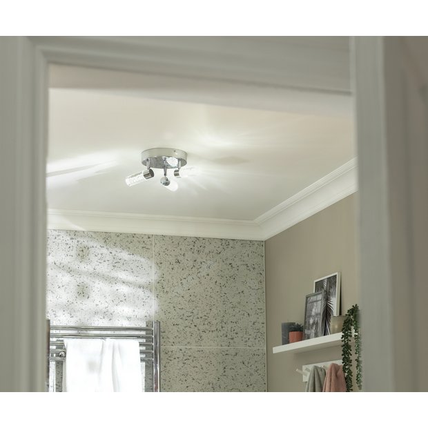 Argos Home Chrome LED Bathroom Spotlight - British product