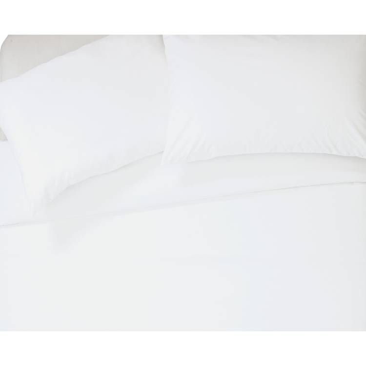 Habitat pure cotton 200TC double bedding set in white, UK version