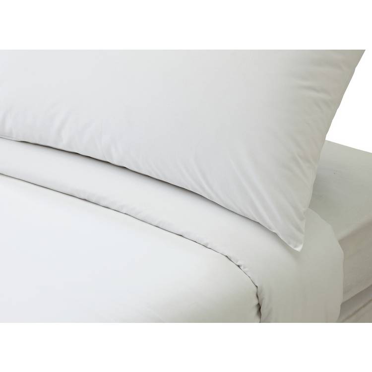 Habitat pure cotton 200TC double bedding set in white, UK version