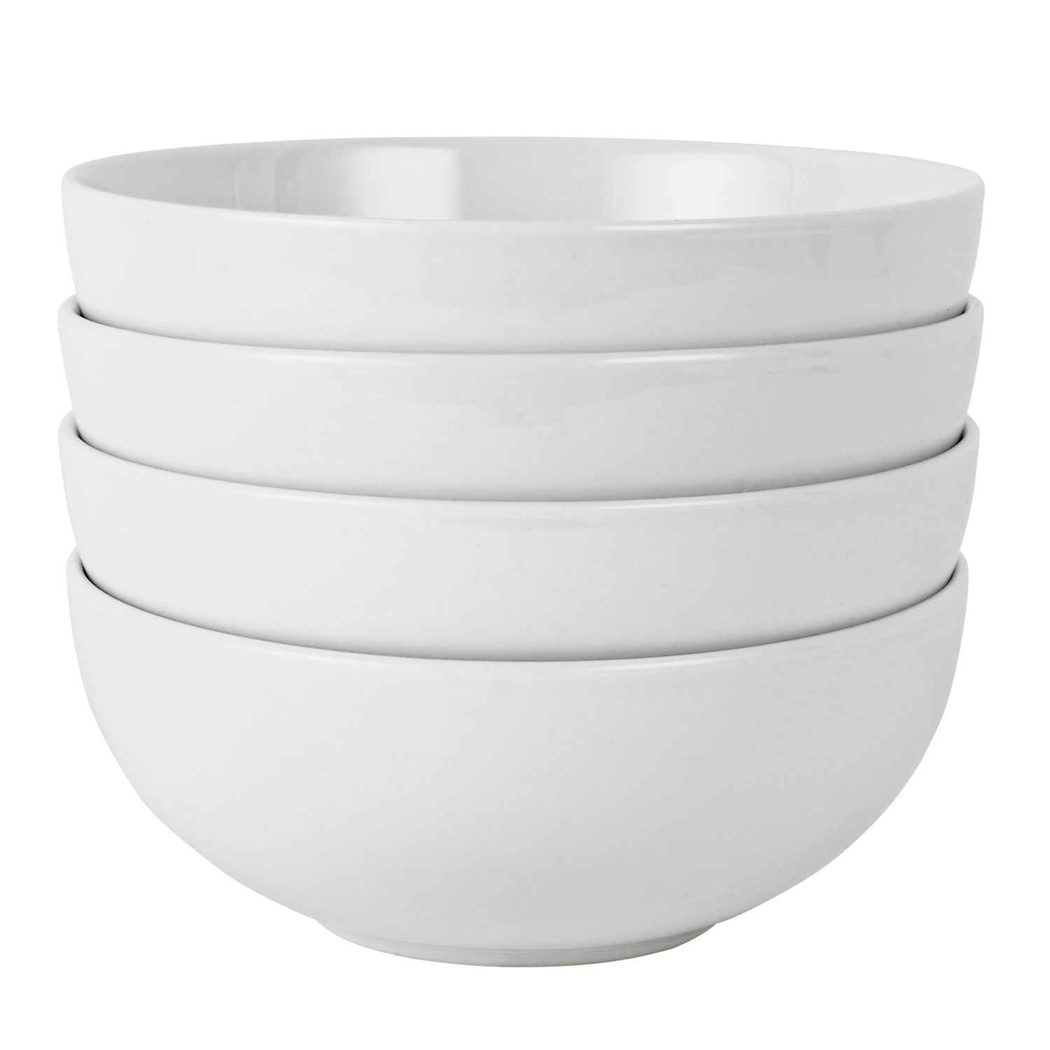 Argos Home porcelain cereal bowls super white set of 4 (British brand)