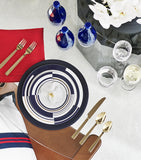 Ralph Lauren Home Peyton porcelain dinner plate 11cm, imported from the UK