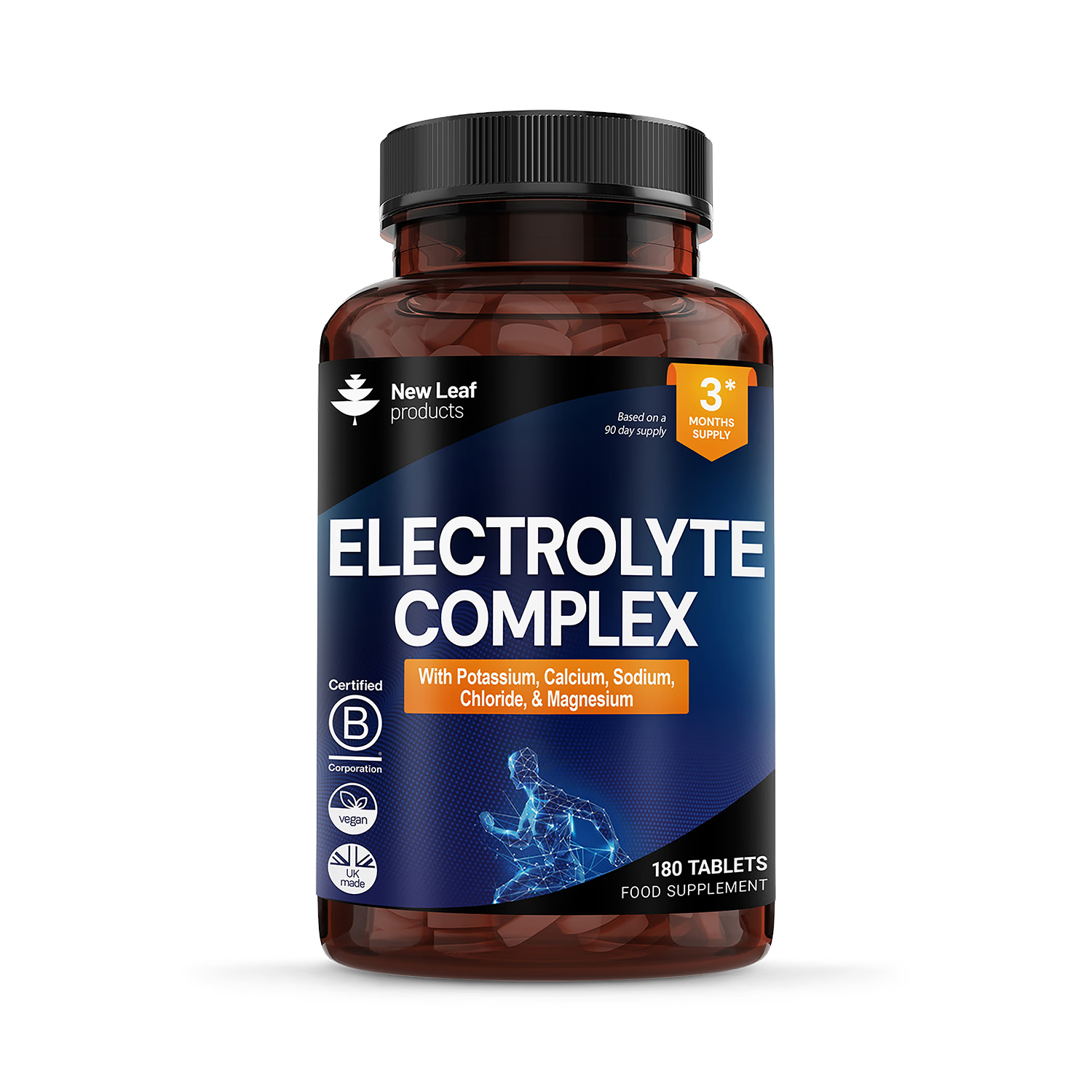 New Leaf Electrolyte Complex tablets 180 count - British product
