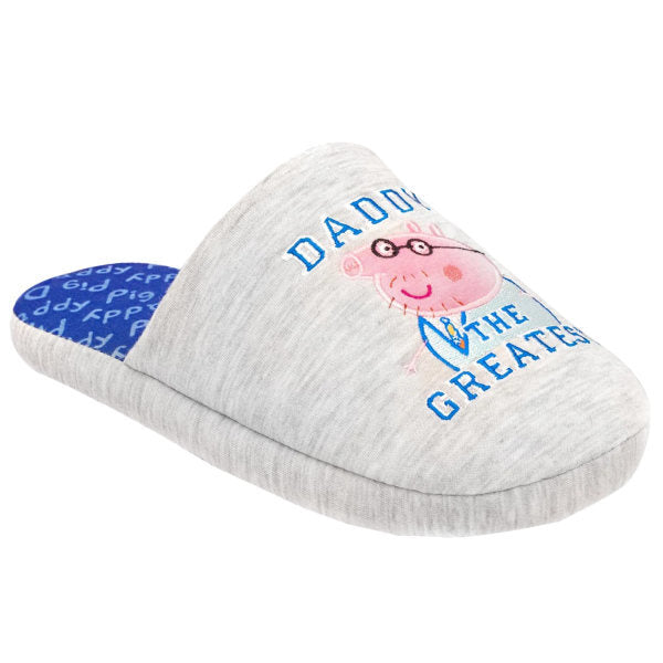 Peppa Pig Mens Daddy Slippers (9-10) GOODS Superdrug   