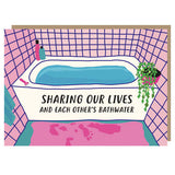 Paper Plane Bathwater Card, imported from the UK