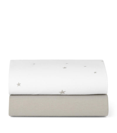Harrods Snüz Moses Basket Fitted Sheets Pack of 2- Buy online at McGrocer