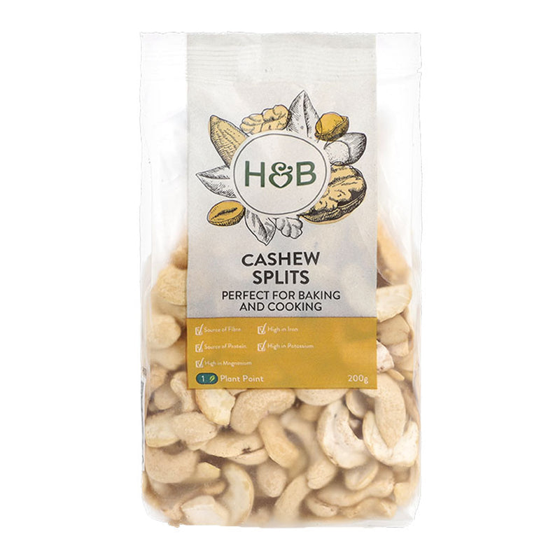 Holland Barrett Cashew Splits 200g, UK version