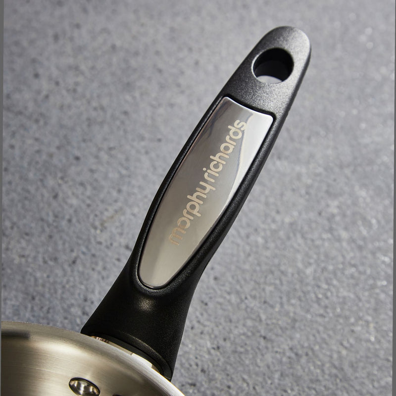 Morphy Richards 5 piece stainless steel pan set - British product