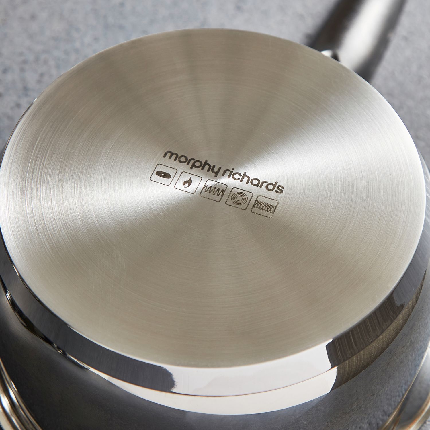 Morphy Richards 5 piece stainless steel pan set - British product