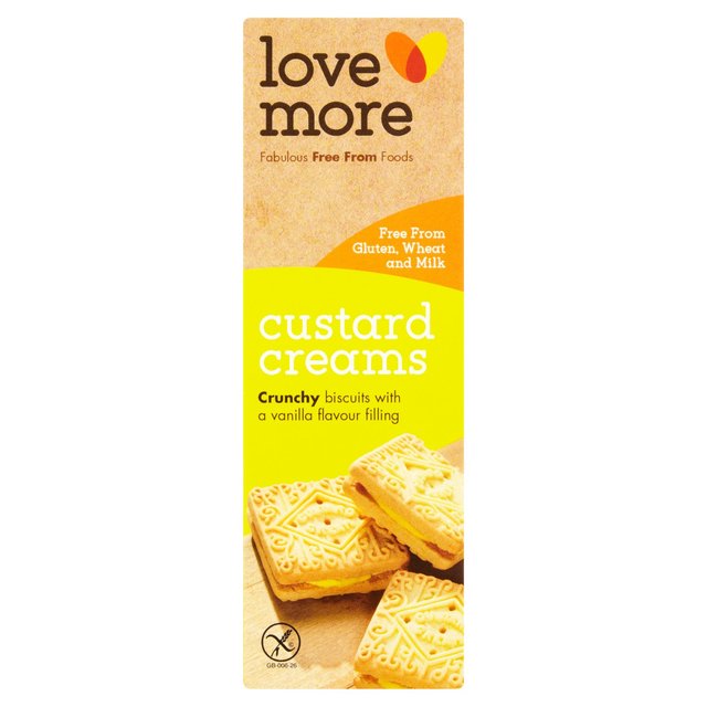 Lovemore Free From Custard Creams   110g