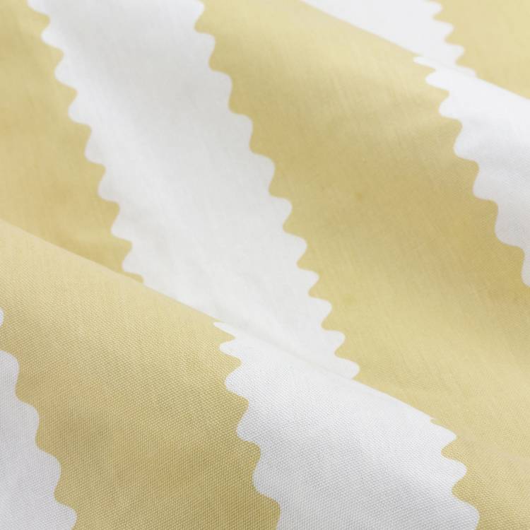 Wylder Birdie Stripe Yellow curtains 117x137cm (British brand)