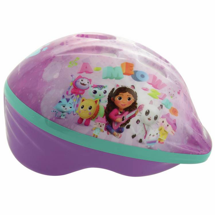 Gabby's Dollhouse kids bike helmet multicolour 48-52cm - British product
