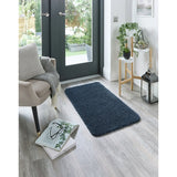 Buddy midnight blue shaggy rug 60x100cm - British product