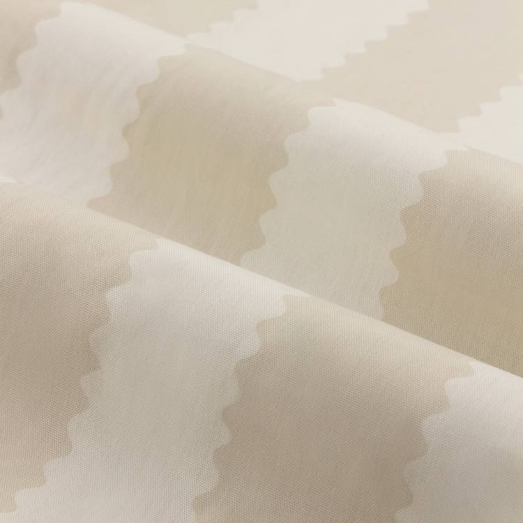 Wylder Birdie Stripe curtains natural 117x137cm, imported from the UK