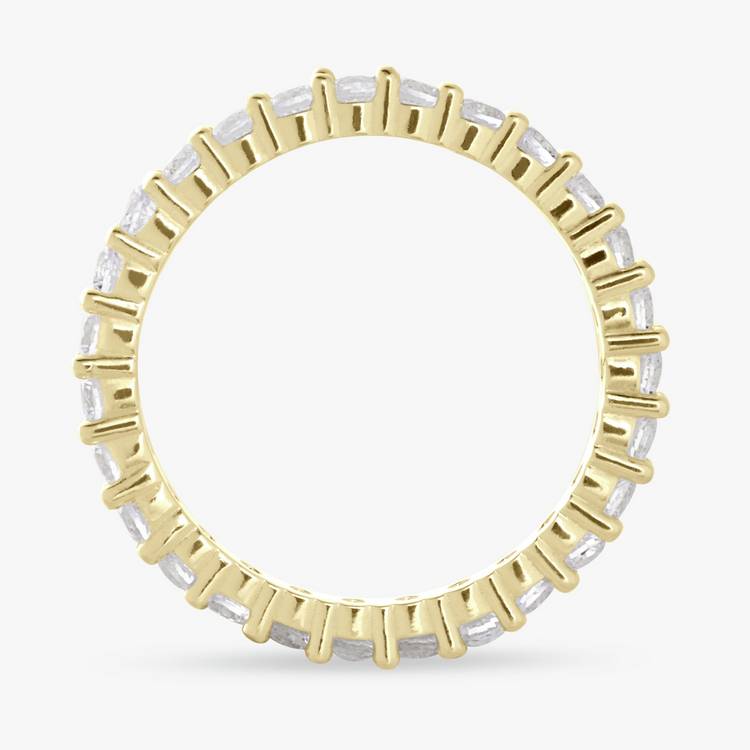 Revere gold plated eternity band ring small, UK version