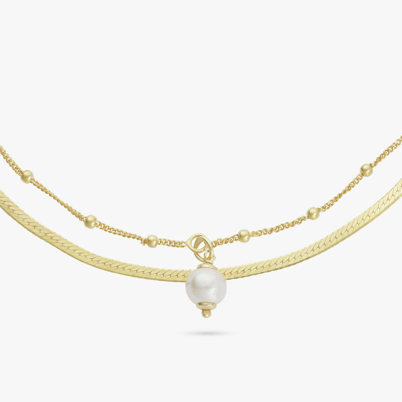 Revere double strand pearl bracelet 20cm, UK version