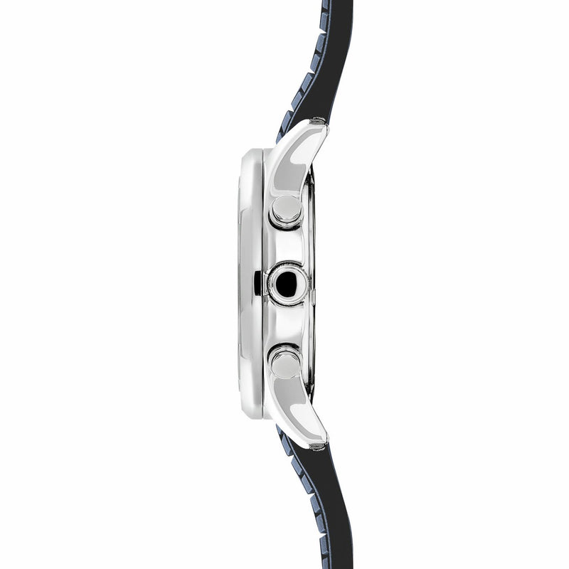 Sekonda Octaire Navy silicone strap watch 40mm, imported from the UK