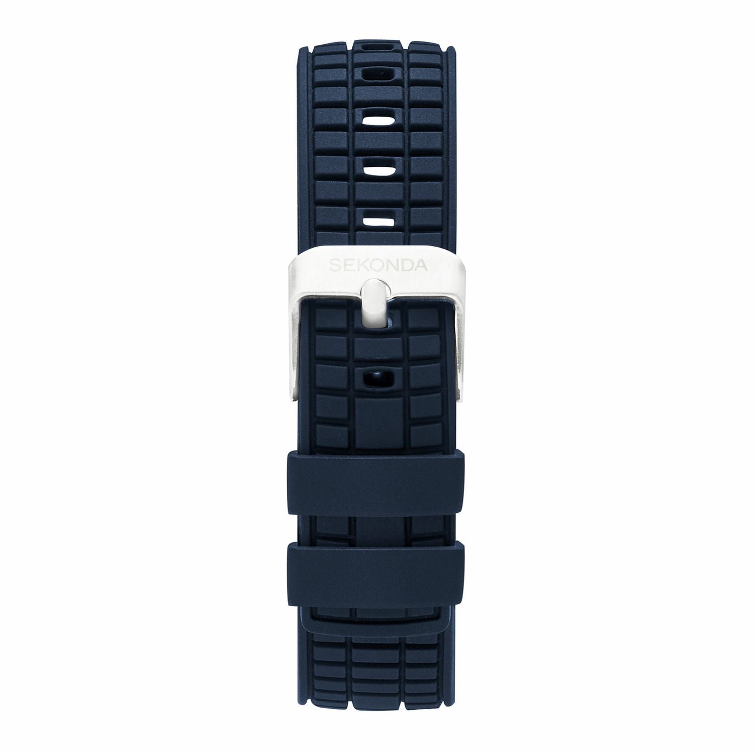 Sekonda Octaire Navy silicone strap watch 40mm, imported from the UK