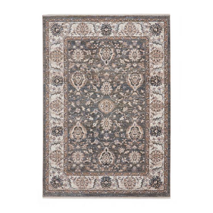 Think Rugs vintage green short pile rug 120x170cm, imported from the UK