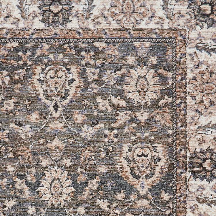 Think Rugs vintage green short pile rug 120x170cm, imported from the UK