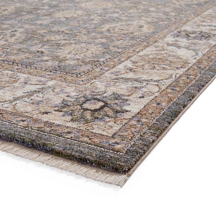 Think Rugs vintage green short pile rug 120x170cm, imported from the UK