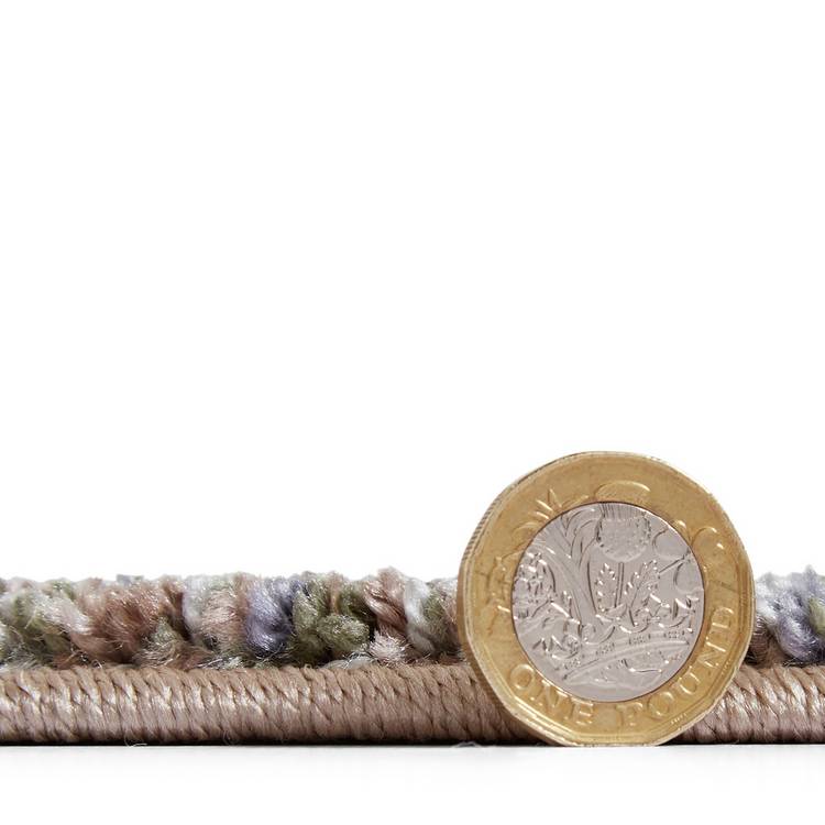 Think Rugs vintage green short pile rug 120x170cm, imported from the UK