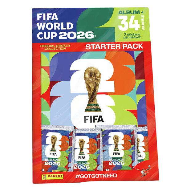 Panini FIFA World Cup 2026 sticker collection starter pack, UK version