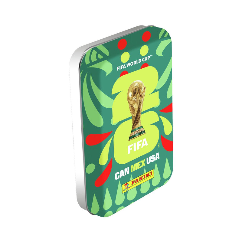 Panini FIFA World Cup 2026 sticker pocket tin, imported from the UK