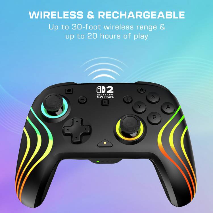 Turtle Beach Afterglow Wave Wireless controller for Nintendo Switch 2, UK version