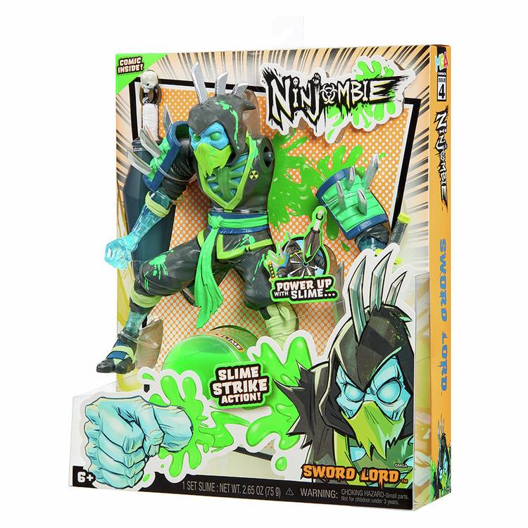 Ninjombie Sword Lord action figure 17cm, imported from the UK