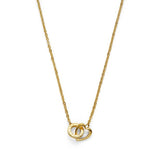 Olivia Burton gold heart and circle interlink necklace - British product