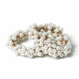 Freedom pearl beaded scrunchie pack of 2, imported from the UK