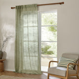 Yard Cirrus Tab Top Sheer Voile Curtains - Green - 290x250cm