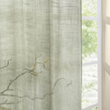 Yard Cirrus Tab Top Sheer Voile Curtains - Green - 290x250cm