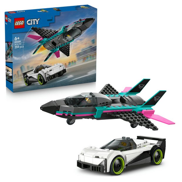 LEGO Jet vs. Car building kit 60489, UK version