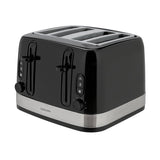 Cookworks 4 slice toaster black - British product