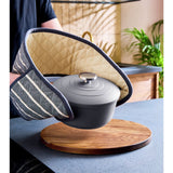 Morphy Richards casserole dish 2.3L grey, imported from the UK