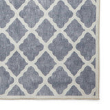 Think Rugs flatweave rug coral blue 76x150cm, UK version