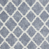 Think Rugs flatweave rug coral blue 76x150cm, UK version