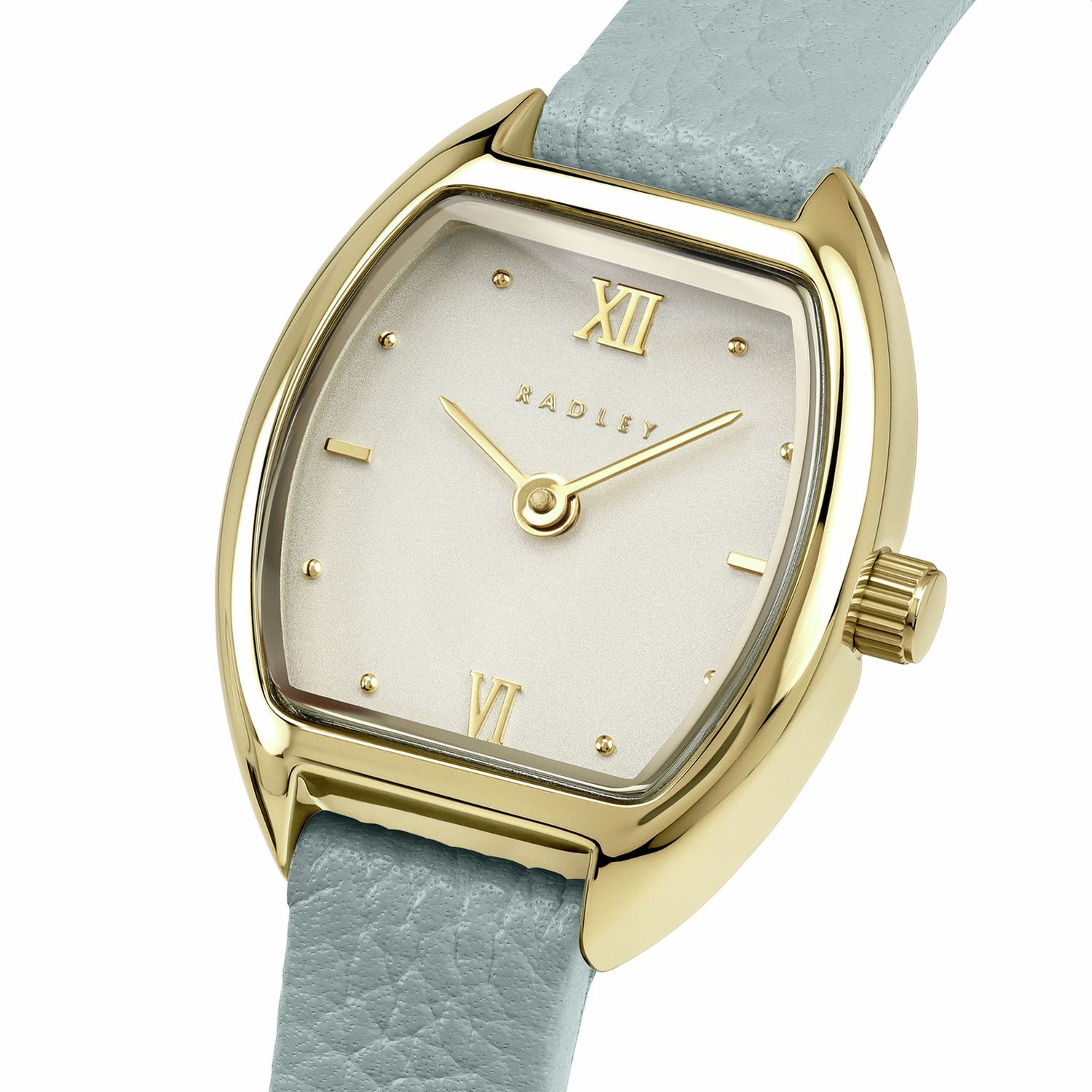 Radley pistachio green leather strap watch, imported from the UK
